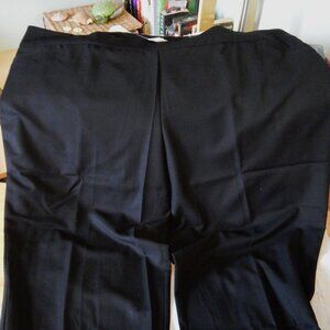 AVENUE PLUS SIZE 30W BLACK SLIMMING PULL ON PANT NWT POCKETS!! RAYON BLEND